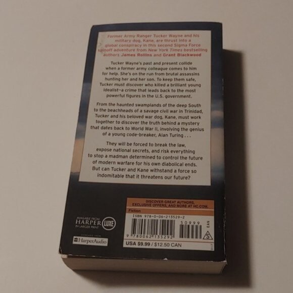 3/$13 War Hawk, book 2 in Tucker Wayne series by James Rollins EUC - Picture 4 of 6